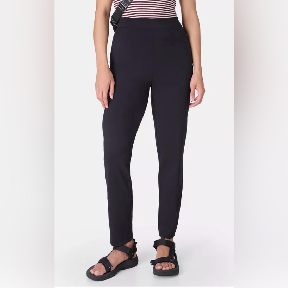 Sweaty Betty On The Move 28 inch Sim leg Trouser Pants size S Black NWT